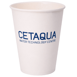 Super Eco vaso Cartón Blanco 220ml  - Impresión directa 1 color