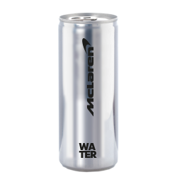 Lata de agua 6% de Gas 25cl - Impresión directa 1 color