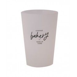 Vaso Plástico Reutilizable 400ml - Impresión directa 1 color