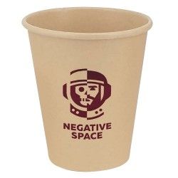 Super Eco vaso Cartón Marrón 220ml - Impresión directa 1 color